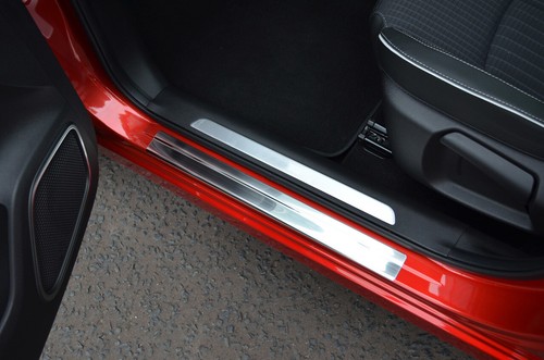 Chrome door sill trim - sill, covers