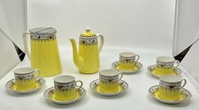 ANTIQUE/ART DECO FENTON DORIC BONE CHINA 15 PIECE COFFEE/TEA  SET SH99