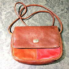 SELVA ladies leather crossbody purse / bag, vgc