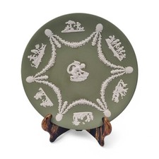 Wedgwood Green Jasperware Cake