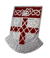 Stoke on Trent Staffordshire County Crest Small Pin Badge 