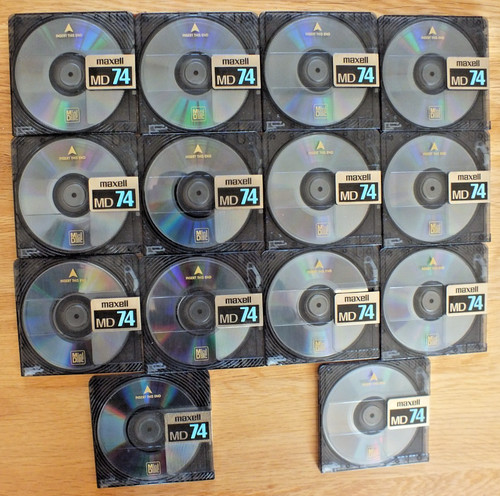 Maxell minidiscs md74 - 10,