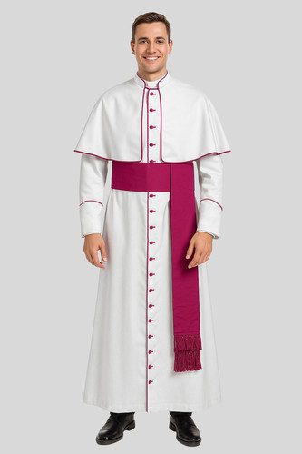Roman catholic white - catholic, cassock
