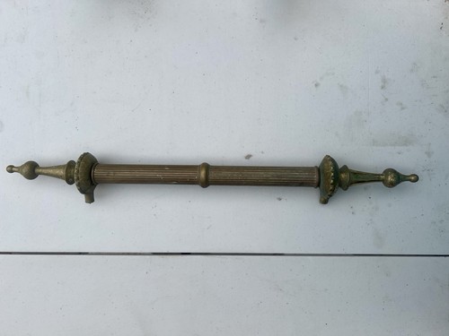 Antique pair brass - antique, rail