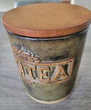 Tremar Pottery Tea Caddy With