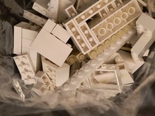 Lego White 1KG Bulk Bundle