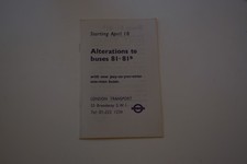 London Transport Timetable -