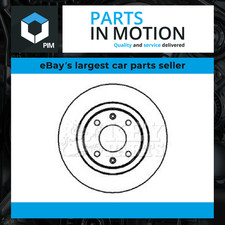 2x Brake Discs Pair Vented
