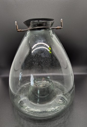 Antique large molded glass - large,