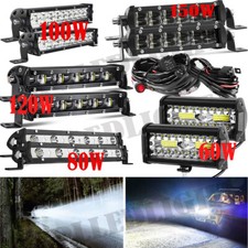 2X 7inch LED Work Light Bar