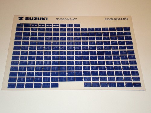Microfich spare parts - microfich, catalog