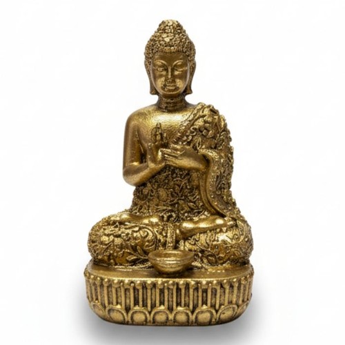 Brass miniature gods buddha - brass,