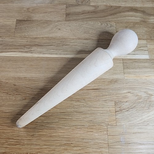 Wooden cone pestle - 10", for