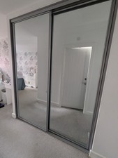 Mirrored Sliding Doors with Runners for Bedroom Hallway