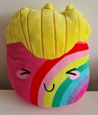 Squishmallows 8" Codie Rainbow Fries Chips Food Plush Soft Toy Claires Exclusive