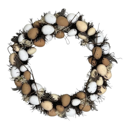 Easter egg wreath d45cm w8cm - easter,