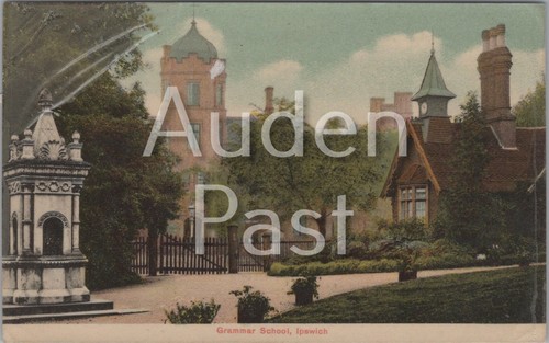 Vintage postcard grammar - vintage,
