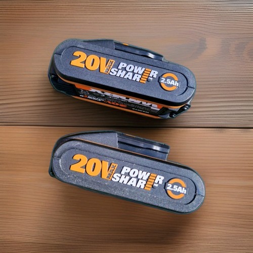 Worx 20v max 5ah battery - 2, 2.5ah