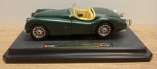 BURAGO DIECAST MODELS JAGUAR  XK120 ROADSTER 1948  1:24 SCALE On Stand 