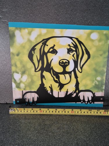Dog fence topper metal - dog,