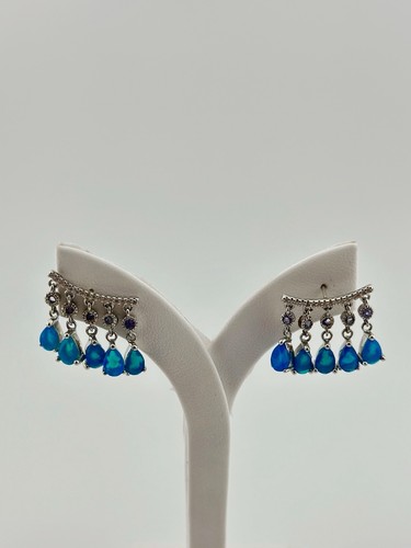 925 silver earrings with - 925,