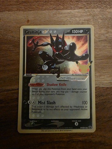 Pokemon tcg greninja gold star - greninja,