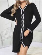 Maternity Womens Nursing Nightdress Breastfeeding Nightie Nightwear Pyjamas PJs