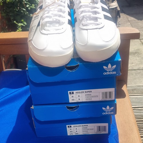Adidas kegler super white navy - kegler,