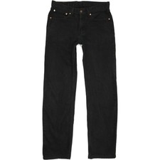 Levi's 751 Men Black Straight Regular Jeans W32 L33 (82808)