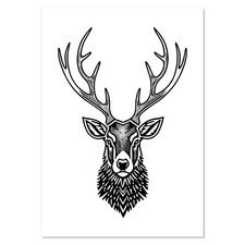 'Magestic Stag Head' Wall