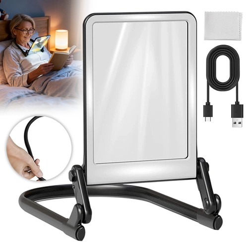 Led reading magnifier glass - led,