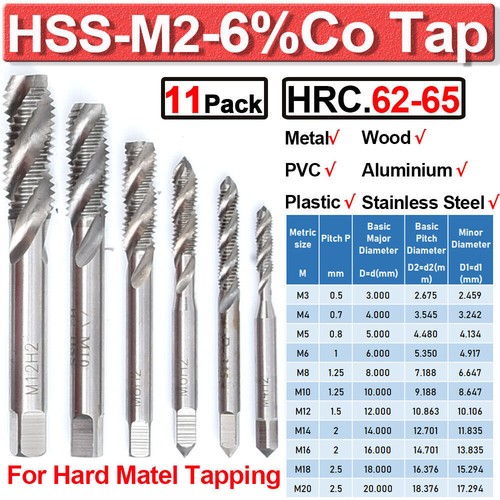Spiral metric tap set hss - tap,