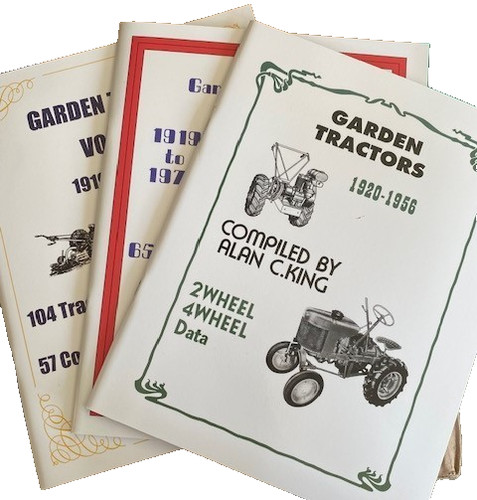 Garden tractors books - 3,