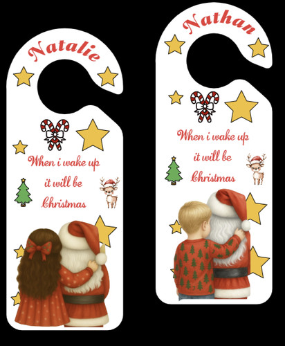 Christmas door hangers