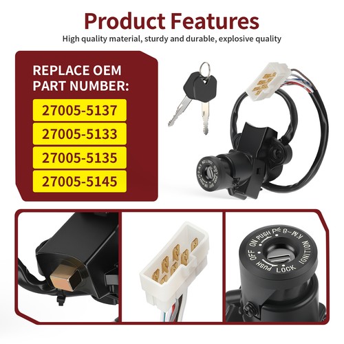 Ignition key lock set - lock,