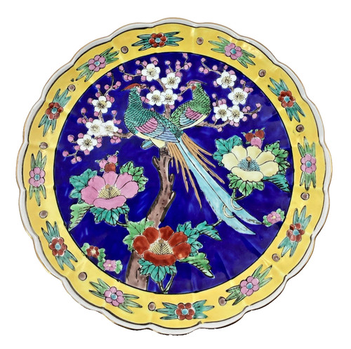 Japanese imari birds and - japanese,