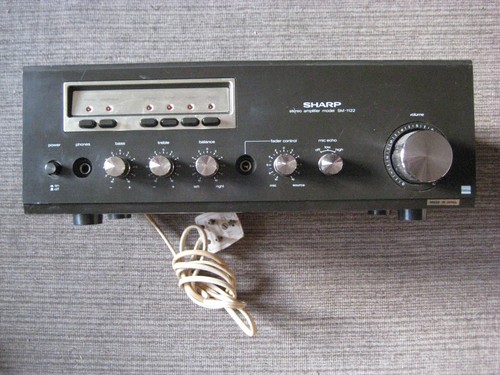 Sharp 1122 stereo amplifier - sharp, sm-1122