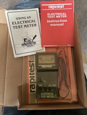RAPITEST Electrical Test Meter With Instruction Manual Multi-Function Tester HC