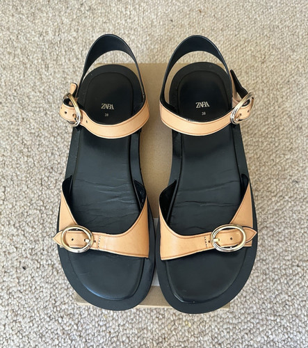 Zara women strappy flat - strappy,