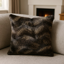 Hometex Faux Fur Cushion –