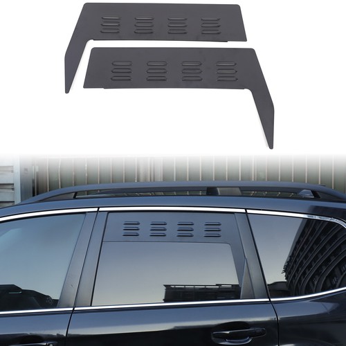 Black alloy rear window - alloy,