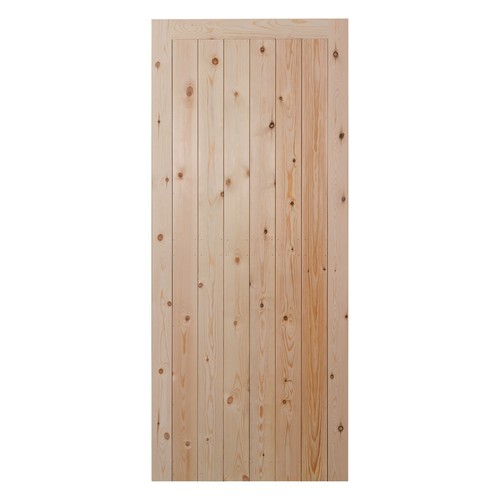 Pine framed ledged - pine, braced