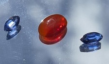 Mexican Fire Opal Cabochon And