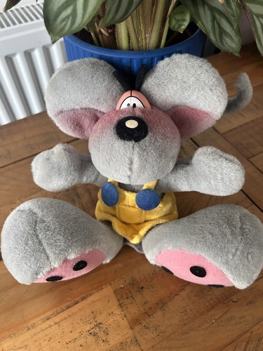 Vintage diddl mouse plush toy - vintage,