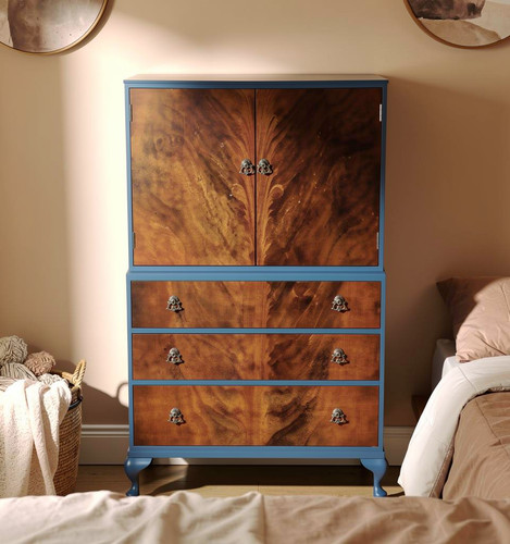 Vintage 1940 linen - linen, cupboard