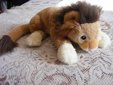 Keeleco 100% Recycled Keel Toys Ltd. 12" Lying Lion Soft Toy/Teddy.