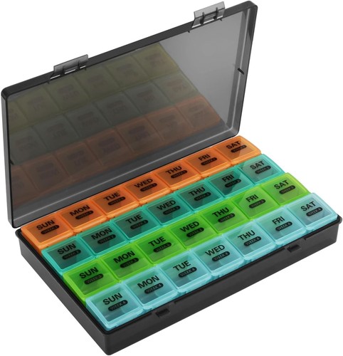 Weekly monthly pill box - weekly,