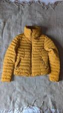 Yellow Mustard Quilted Puffer Coat Size 10 Never Worn Jacket Tokyo Laundry