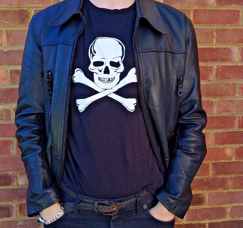Skull and crossbones shirt - skull,