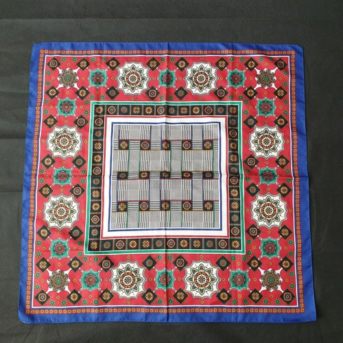 Vintage scarf with red - vintage, and
